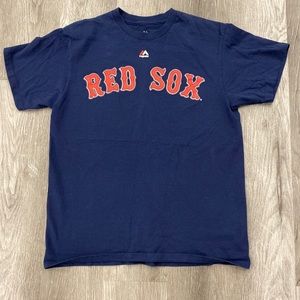 Red Sox T-Shrit Blue Navy Size M